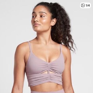 NWT Athleta A-C Cinch Longline Bra